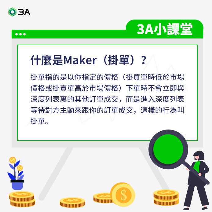 nochangeany's tweet photo. #3A小課堂 什麼是Maker（掛單）？ https://t.co/zeICOLmQct
