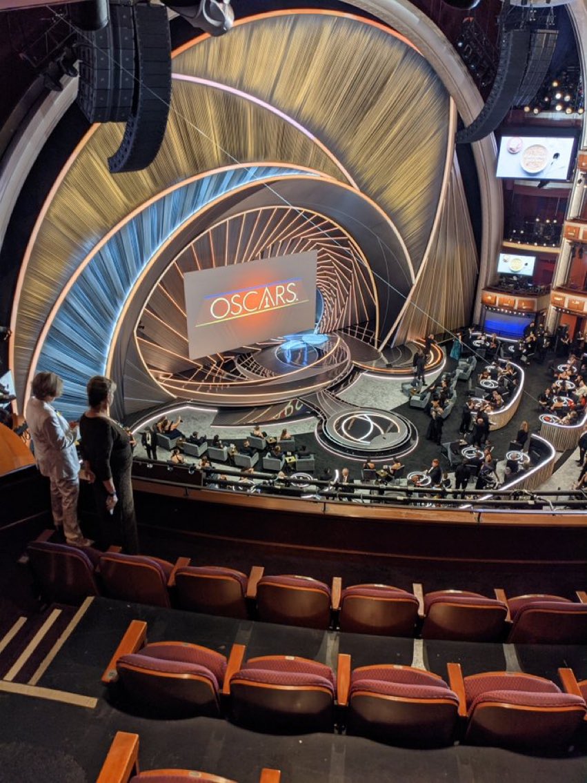 DiscussingFilm on Twitter "A view of tonight’s Oscars stage. (via