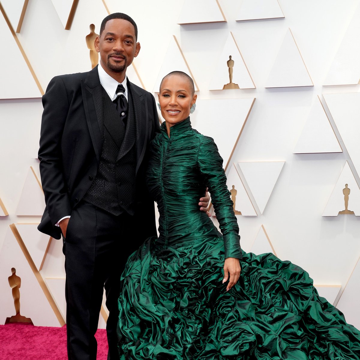 .<a href="/KingRichardFilm/">King Richard Film</a>'s Will Smith and <a href="/jadapsmith/">Jada Pinkett Smith</a> on the #Oscars red carpet