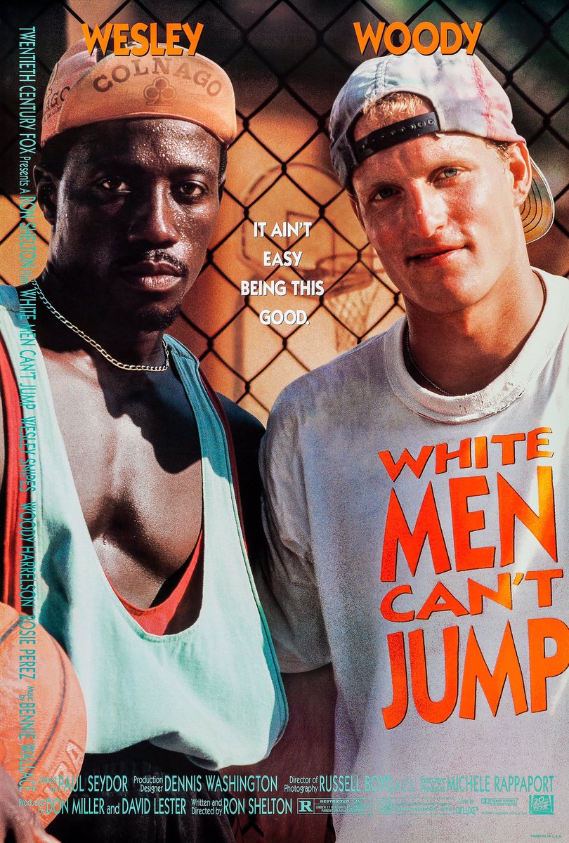 🎬MOVIE HISTORY: 30 years ago today, March 27, 1992, the movie 'White Men Can't Jump' opened in theaters!

#WesleySnipes #WoodyHarrelson #RosiePerez #TyraFerrell #CylkCozart #KadeemHardison #ErnestHardenJr #NigelMiguel #FreemanWilliams #LouisPrice #MarquesJohnson #AlexTrebek