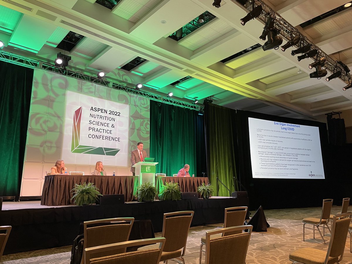 Significant “neurological damage” noted in long-COVID. ⁦<a href="/ryanhurt9296/">Ryan Hurt, MD, PhD</a>⁩ #ASPEN22