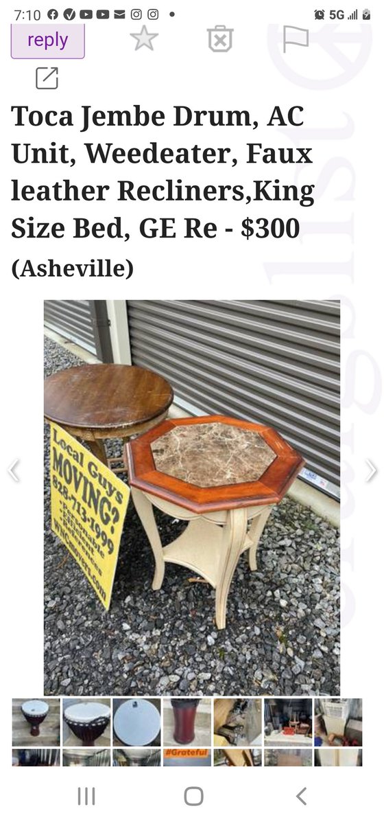 LocalGuysMover's tweet photo. Buncombe
Cherokee
Clay
Graham
Haywood
Jackson
Macon
Madison
McDowell
Mitchell
Polk
Rutherford
Swain Transylvania
Yancey Hendersonville Waynesville Weaverville
#Craigslist #music #Asheville in Western North Carolina
Toca Jembe #Drum #Weedeater #Recliners https://t.co/zE8pZ4Gv4J https://t.co/pRfToH2wH7