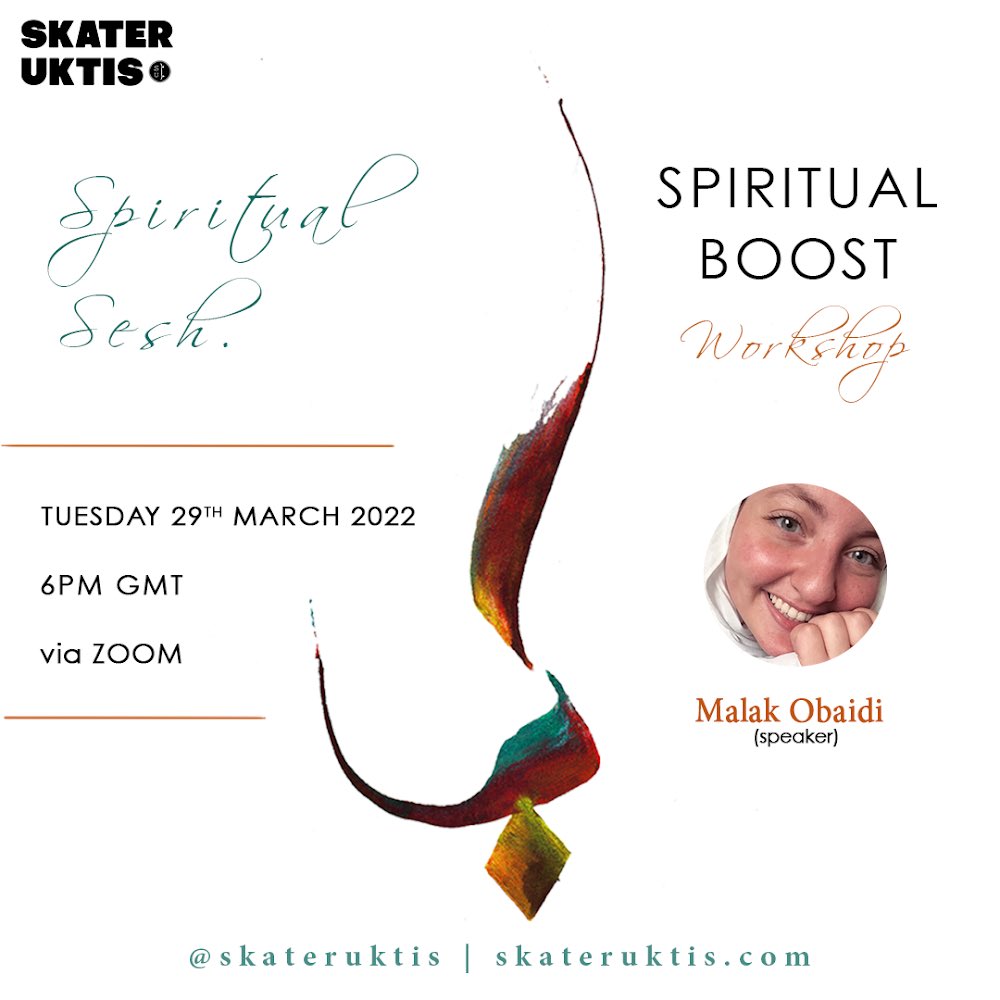 Join us for next week’s spiritual sesh with Malak Obaidi for a spiritual boost in preparation for Ramadhan ✨💪🏽 DM us for the zoom link! (This is a women’s only event)