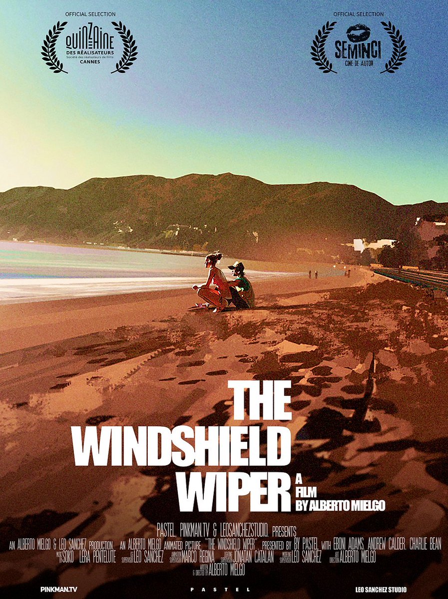levmauc's tweet photo. ¡NOS LO LLEVAMOS! España consigue el premio a mejor cortometraje animado para THE WINDSHIELD WIPER. Un cortometraje de 15 minutos que describe a la perfección qué es el amor. Y sí, lo puedes ver GRATIS aquí: https://t.co/4G4Xry8S3M https://t.co/dBejfNJFJv