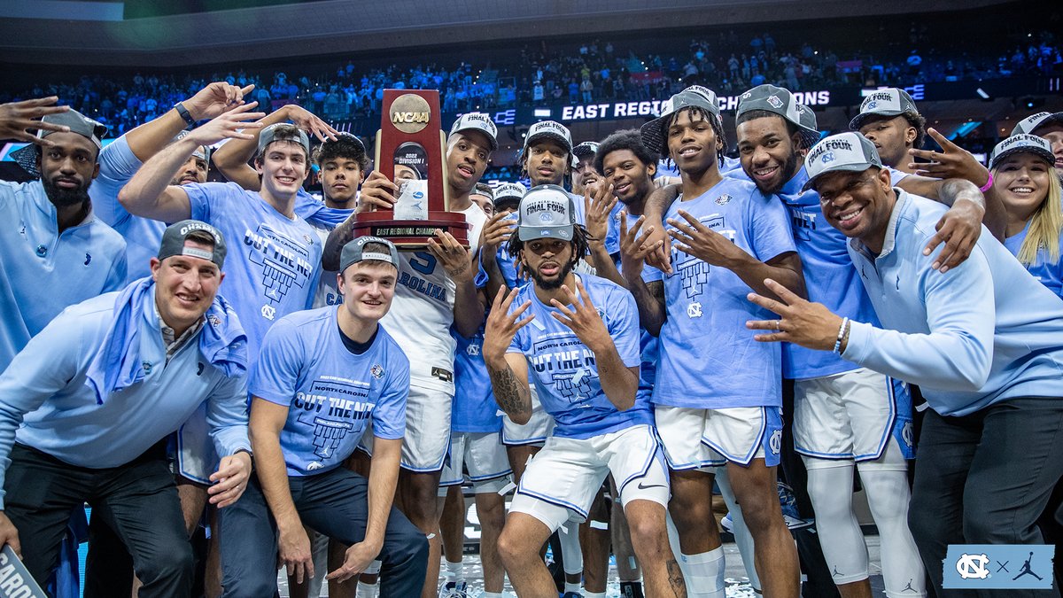 EAST REGION CHAMPS 🏆

#CarolinaFamily | #MarchMadness