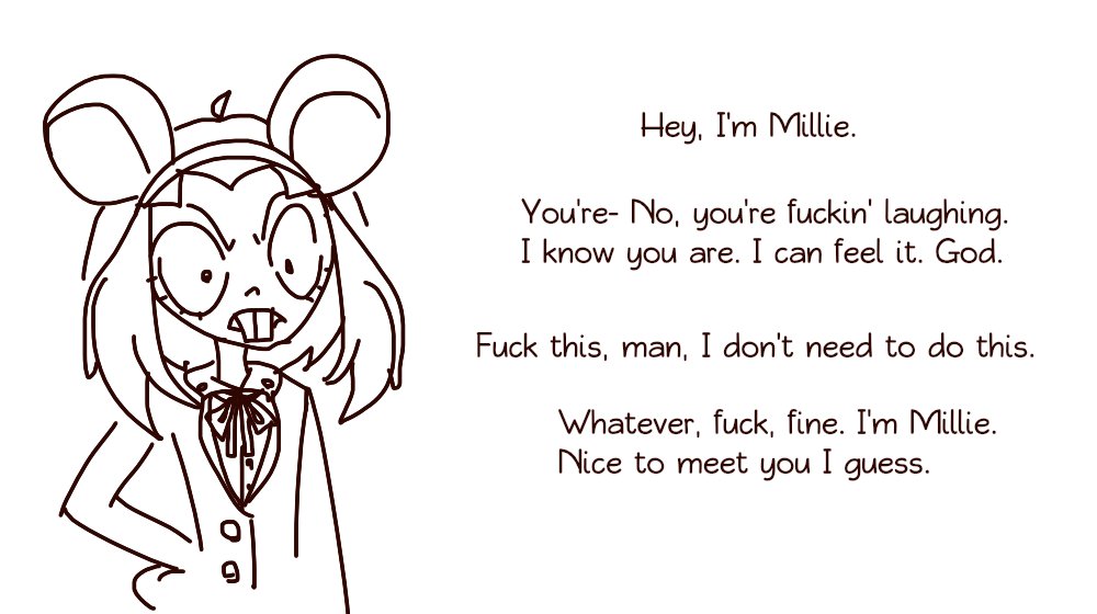 w4dcomic's tweet photo. Millie says "hey".

Read all three chapters of Waiting for Daybreak here: https://t.co/yJilrTyCb0 https://t.co/bEfMXFQiPG