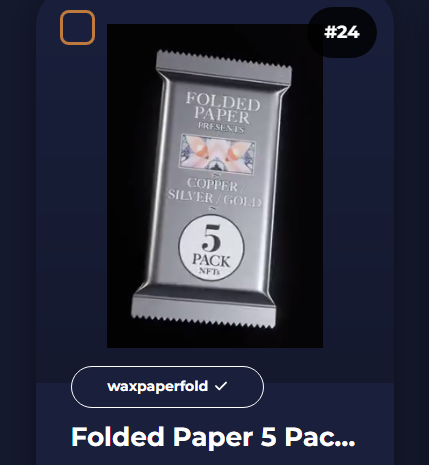 Dub_wizard's tweet photo. 🎉The new WaxPaperFold Packs drop is live!
#giveaway 2 Folded Paper 5 Pack!

- Flw @iamoffroad @Dub_wizard 

- RT #WAX adr👇

- Ends in 72h gl🙏

👉https://t.co/QC9T1YbvfI

#NFT #NFTs #NFTCommunity #nftcollector #NFTart #NFTartist #NFTGiveaway #Giveaways #WAXP @WAX_io @AtomicHub https://t.co/1YWWYK813s