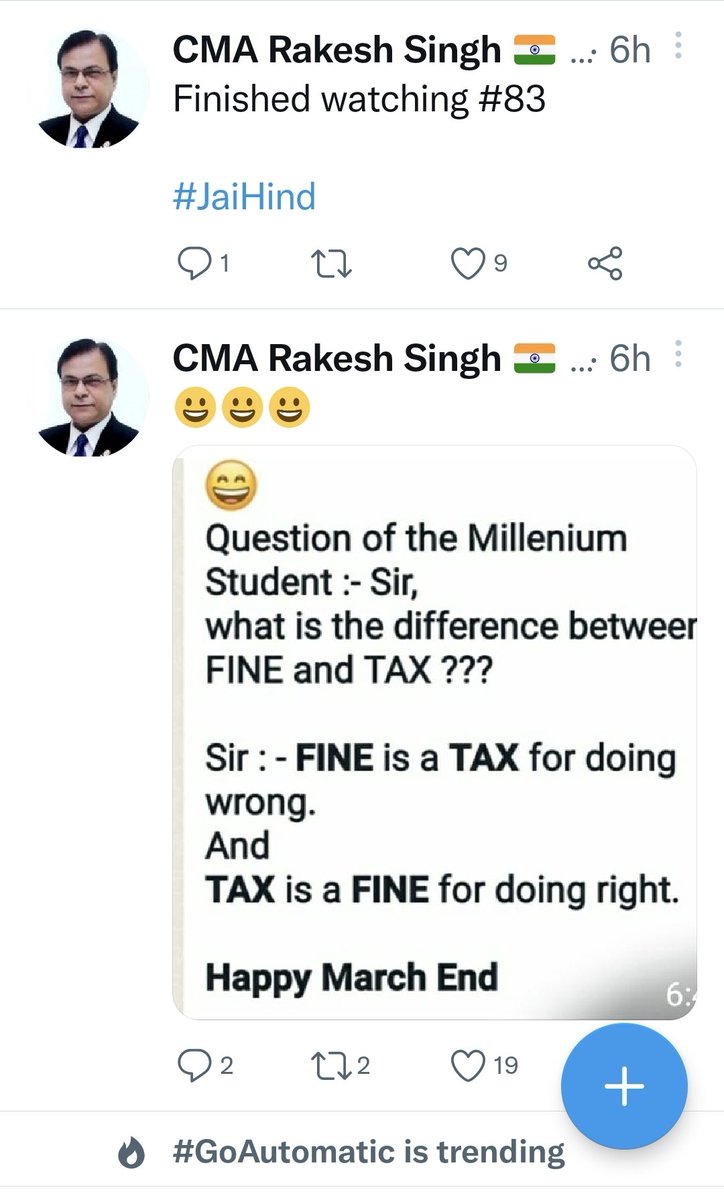 CMAPappan's tweet photo. Really SAD- Shocking news received
Unable to digest though 
@ICAICMA
@icsi_cs
@theicai
@cat_cma
@IFAC
OUR dearest-respected Rakesh Singh Sir, Former President ICAI has left us today early morning

JOIN us in the Prayers for the Noble Departed SOUL to rest in peace🙏 https://t.co/9blQ5zvAsw