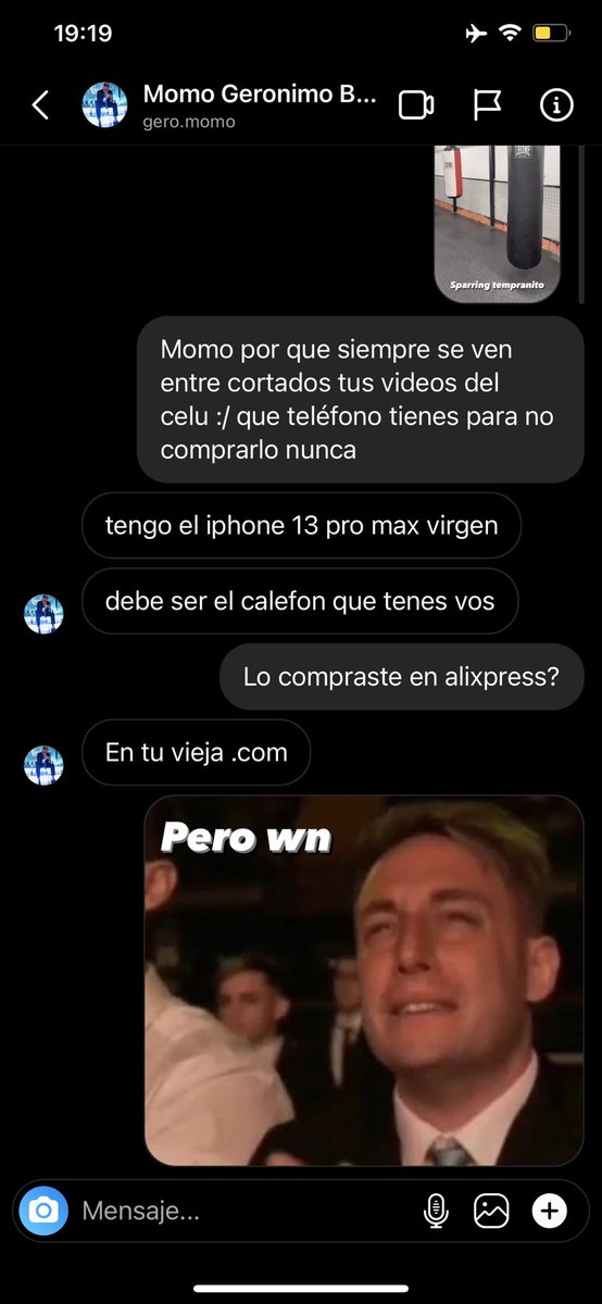 shelao40's tweet photo. El Momo está en modo PvP siempre https://t.co/O8uqf2LFYT