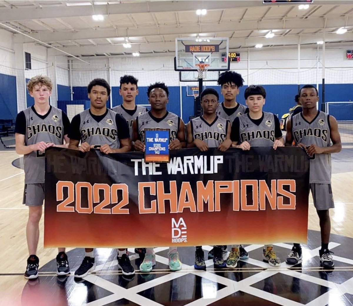 Oklahoma Chaos 2026 went 5-0 to become <a href="/madehoops/">MADE Hoops</a> The Warm Up Champs‼️🔥