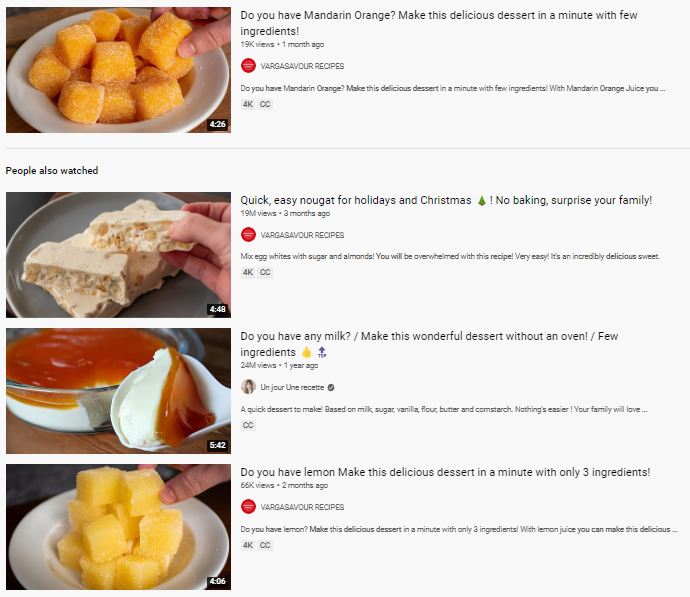 JeffJests's tweet photo. @HowToCookThat I've seen multiple videos that have extremely similar titles and the same content in the videos. One of the channels has posted essentially the same content 3 times, but each time with a different citron. Some of these videos are raking in millions of views. https://t.co/FTOhCcX76K