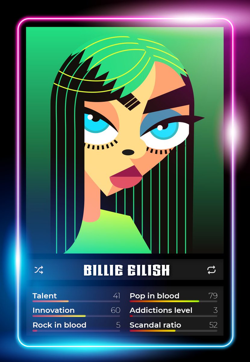 Dear <a href="/billieeilish/">billie eilish</a>, you look WONDERFUL tonight!! Good luck young legend! #BillieEilish #Oscars2022 #Oscar #NFTCommunity #NFT #NFTProject #Nifty #NFTcollectibles #NFTProject #nftmusician #nftmusic #NFTillustration