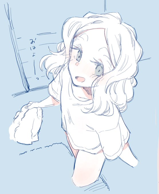 ちびっこちゃんと同棲すると朝からとても大変なことになる( ˘ω˘ ) #ちびっこちゃん朝活 