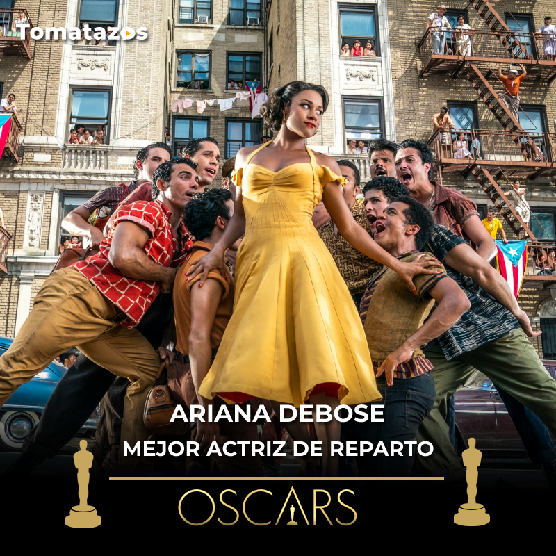 TomatazosCom's tweet photo. #Oscars 
La ganadora a Mejor actriz de reparto es #ArianaDeBose por #AmorSinBarreras. 🏆

Acá la lista actualizada de ganadores🔗https://t.co/7Qp9feA51P🍅 https://t.co/FZB94ppF5K