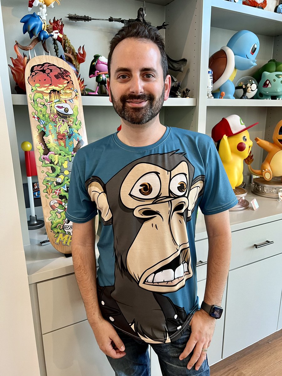 HollanderAdam's tweet photo. I’m my ape and my ape is me 😉

#BAYC @BoredApeYC https://t.co/x8hctPFGzQ