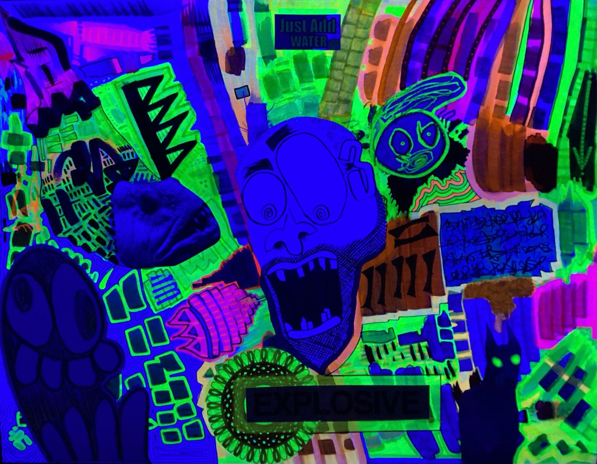 _SYKOE's tweet photo. Peep "EXPLOSIVE's" Blacklight Magic πͺ
0.015 $ETH
https://t.co/8r4dTOEGeV
#NFT #NFTs #NFTCommunity #NFTdrop #NFTart #art #NFTCollection #nftcollectors #PolygonNFT #ETH #BrainRiddles
#SYKOE π€π₯π€ https://t.co/r6eIqx5taQ