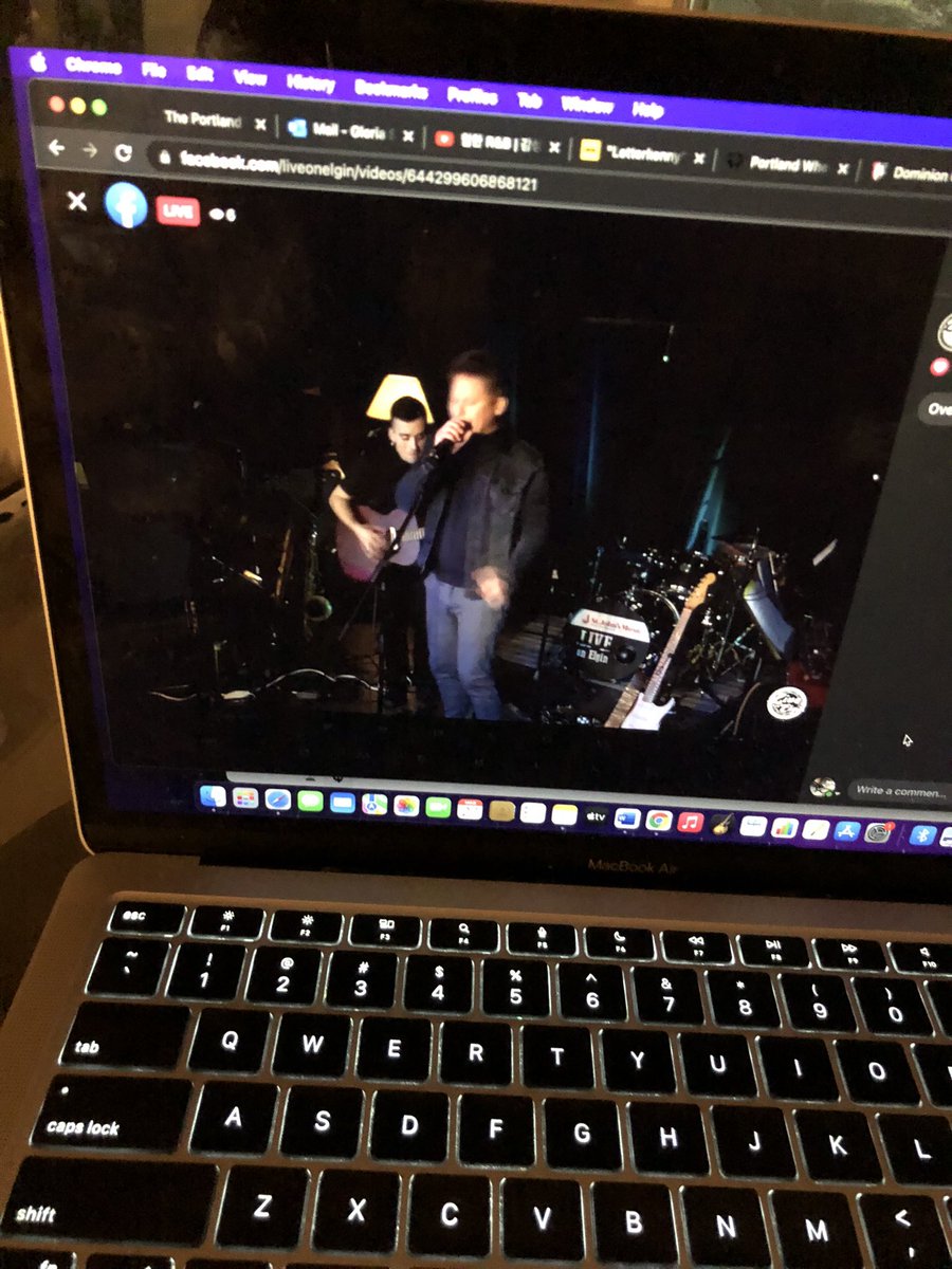 Love that I can watch Matt Chaffey’s live show at Irene’s by livestream! I