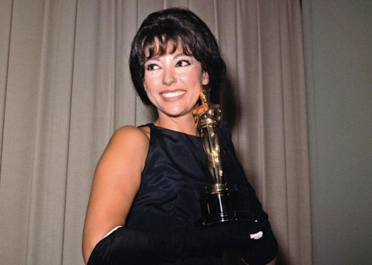 SpencerAlthouse's tweet photo. Exactly 50 years later – Ariana DeBose just won the Oscar for playing Anita in West Side Story, the same role Rita Moreno won her Oscar for in 1962 #Oscars https://t.co/KD8hEU0RZr