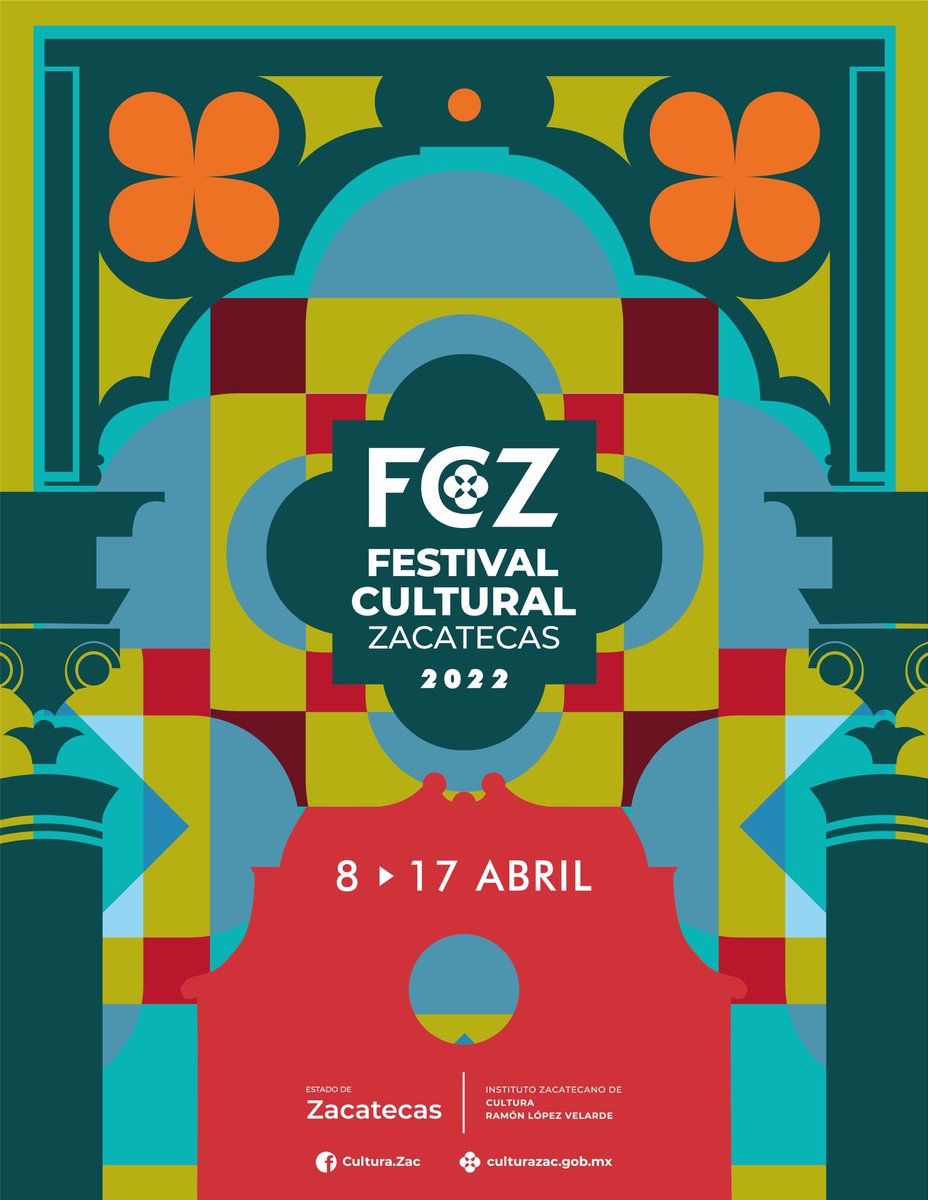 IZCultura's tweet photo. Del 8 al 17 de abril, #Zacatecas se reencontrará con el arte y la cultura en este 2022, de manera presencial, con la celebración de su 36 Festival Cultural. Consulta aquí el Programa General 👇🏼https://t.co/KNsqfqsPIs #FCZ2022 https://t.co/CvkdJ4epLJ