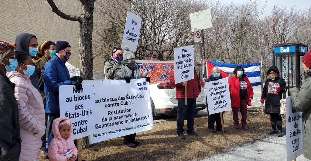 En el primer aniversario de las caravanas #PuentesdeAmor, cubanos residentes y amigos solidarios ratificaron su condena al bloqueo en #Montreal. 

Un fin de semana de solidaridad, envío de donativos y denuncia al injusto bloqueo.

#CubaVive 
#60DeResistencia 
#ACubaPonleCorazón