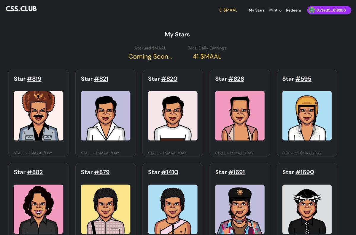 kunalkamble's tweet image. GM!

Drop your @cssclubnft dashboard 👇

#WAGMAAL #CSSCLUB #WAZIRXNFT