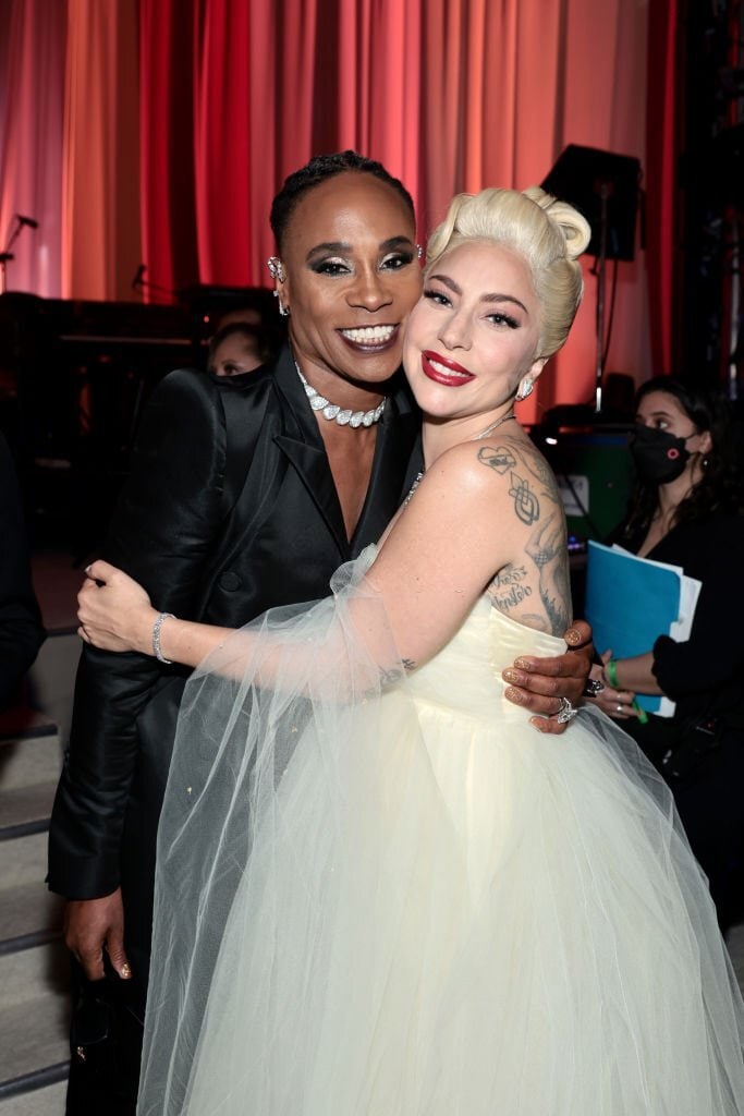 ladygaganownet's tweet photo. Lady Gaga and Billy Porter at the Elton John AIDS Foundation's 30th Annual Academy Awards Viewing Party. https://t.co/QSBkFlC2lE