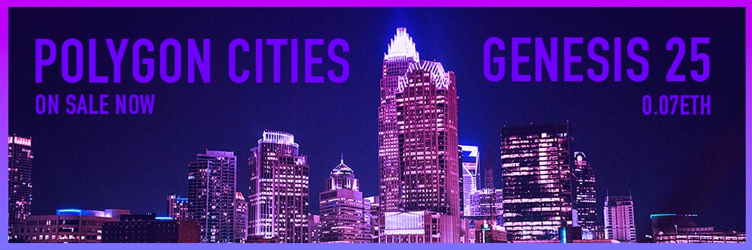 FCG_Studio's tweet photo. Cheers to everyone that has participated in @PolygonCities opening sale.
Only a few Genesis USA cities left. Keep an eye for the "unlockable content" link. Plus if you got in 3 weeks ago at $17 they are now $22 due to $ETH price rise ;)
-
#polygonNFT #polygoncities #NFTCommunity https://t.co/bPQmQnKmaj