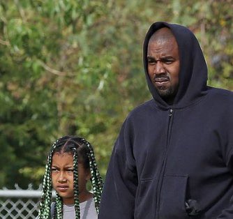 CryptoAsset123's tweet photo. North has the whole Kanye face on her lol https://t.co/CpSD4c7Wor