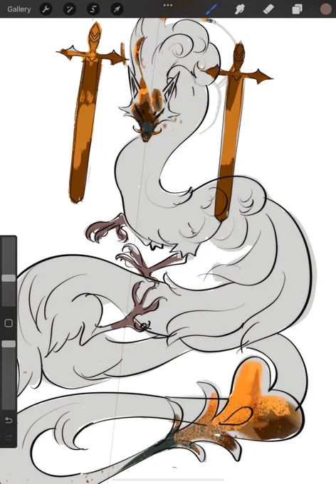 goldeater dragon adopt sketch 🤔 