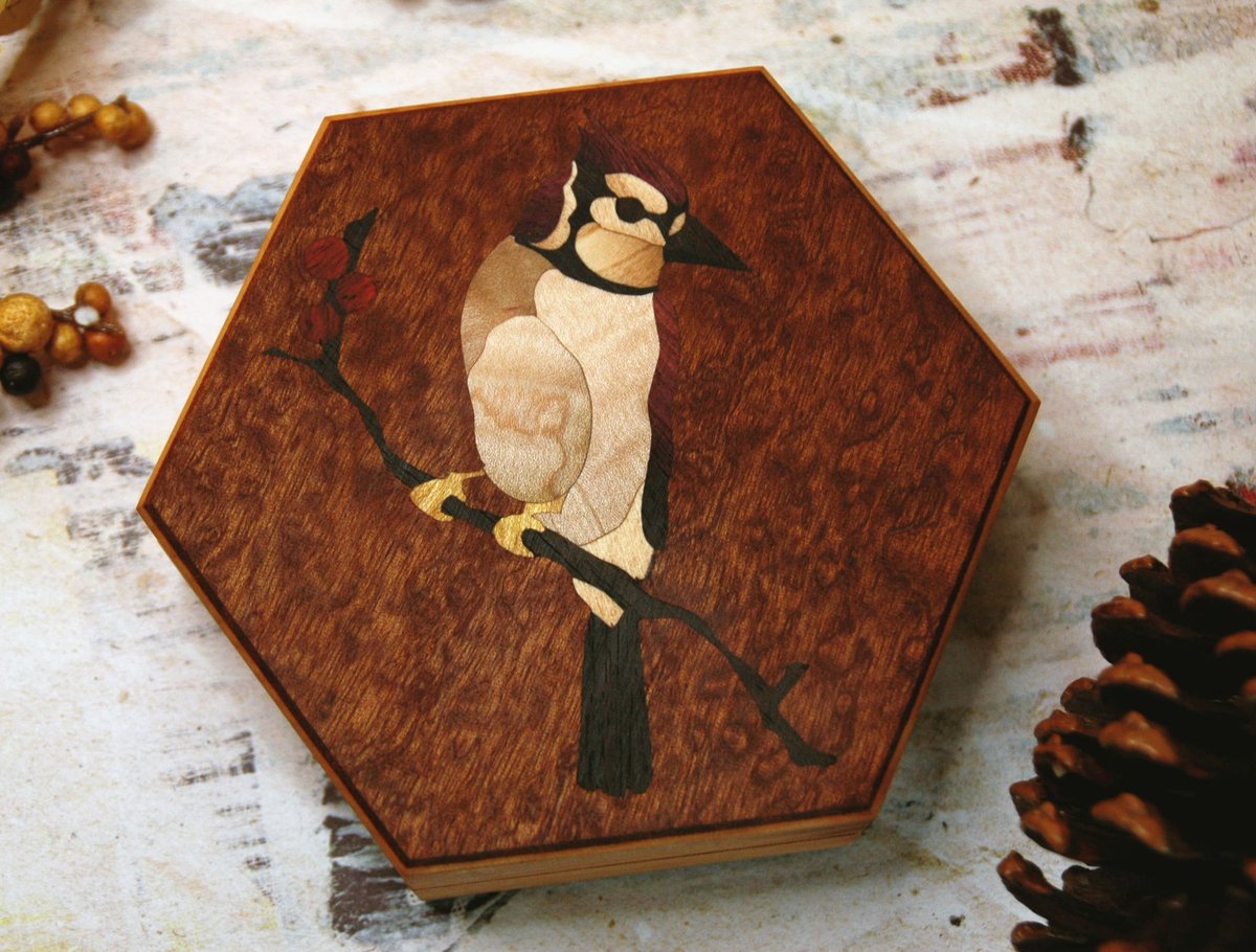 StingandSaw's tweet photo. To celebrate my mom having a successful recovery and because I'd like to make room for new designs, both of these #marquetry #dicevaults will be on sale at 40% off from right now until #MothersDay

These designs will no longer be available to purchase for the rest of the year. https://t.co/ML8FStEI84