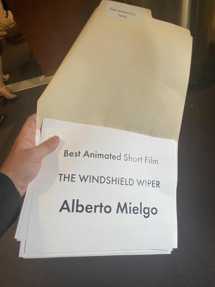Acfu's tweet photo. Congrats Alberto Mielgo &amp; Leo Sanchez #Oscars https://t.co/r1cbBfneFH