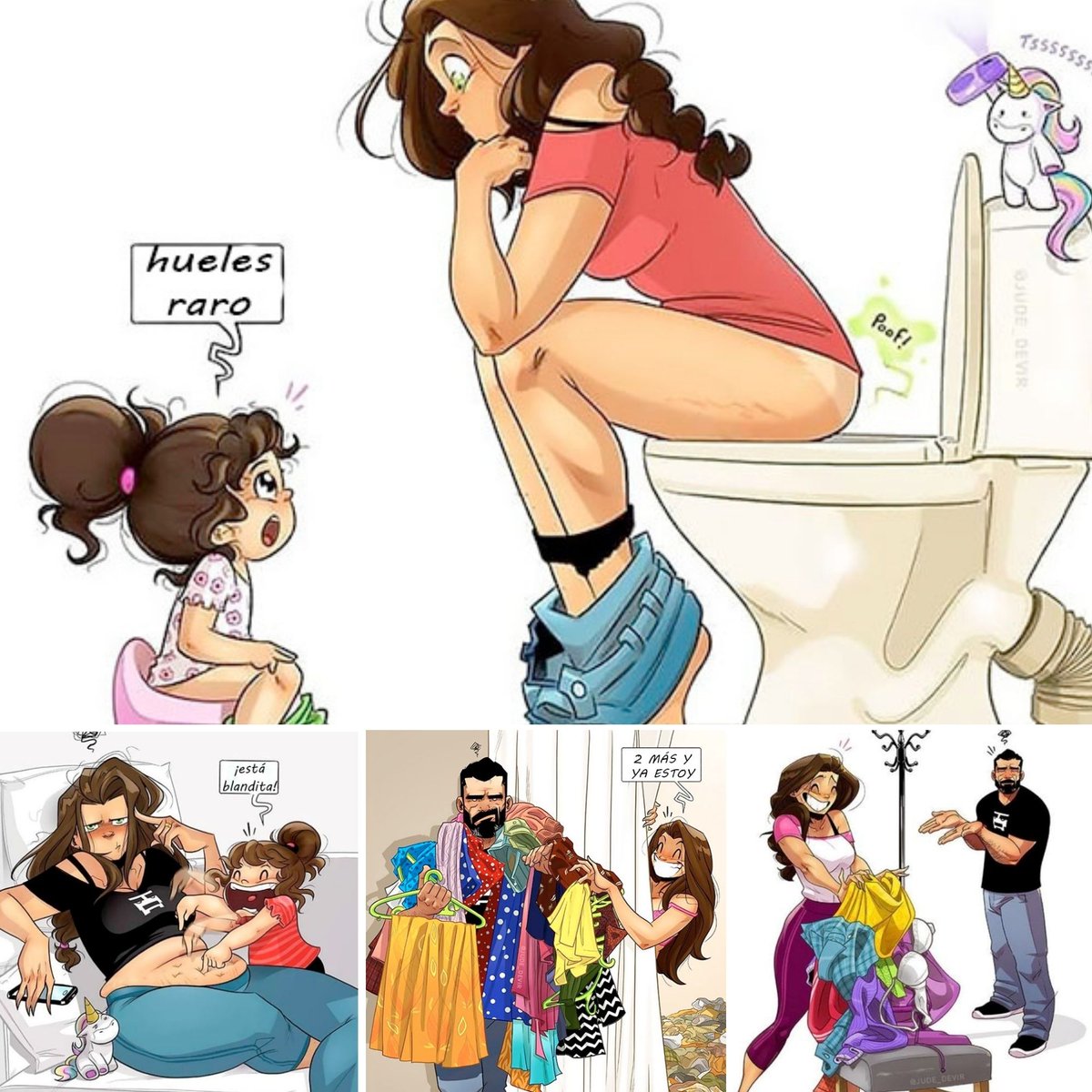 travelerdoor's tweet photo. Aquí hay más de 40 cómics que representan la vida matrimonial de una manera divertida por el artista Yehuda Devir.