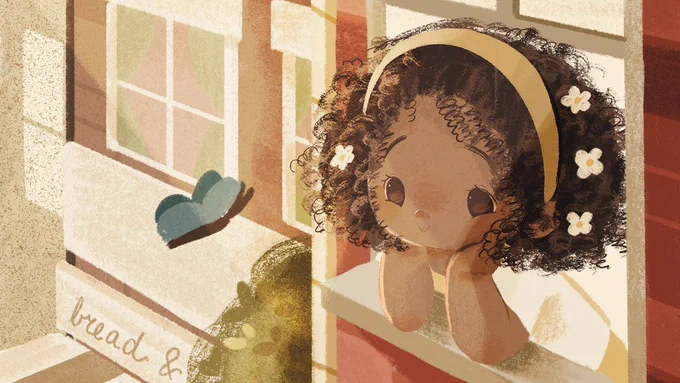 hi #VisibleWomen! I'm an illustrator of cozy settings and characters, currently looking for work in illustration, especially kidlit + picture books!

🧺 https://t.co/RpkSHB9yBo 
💌 poppybellies@gmail.com 