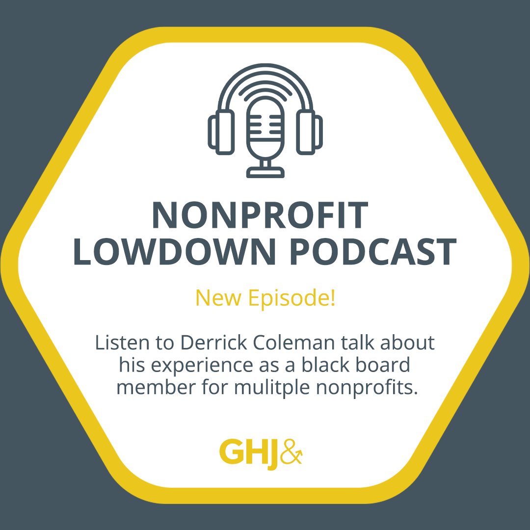GHJ's <a href="/imdcoleman/">Derrick  Coleman</a> appeared on the Nonprofit Lowdown podcast to share his experience as a board member for multiple nonprofits. In addition, he dispels some myths about diversifying your board with host <a href="/ConsultingRhea/">Rhea Wong</a>. #TogetherWeMakeItHappen <a href="/HLBI/">HLB International</a>
ecs.page.link/wPmD9