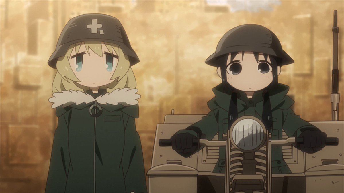 Yuuri shoujo shuumatsu ryokou юри. девушки в последнем путешествии аниме. девушки в последнем путешествии. девушки в последнем путешествии аниме. последнее путешествие дата выхода.