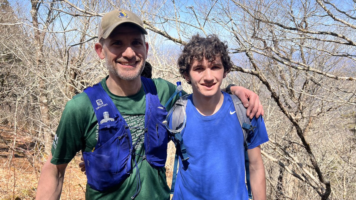 mrwalkerahs's tweet photo. @AFFTONATHLETICS My spring break highlight was “running” into our XC captain, Jaelyn Mujanovic, on my run across Smokey Mountain National Park! #afftonstrong https://t.co/jQou6M2BCD