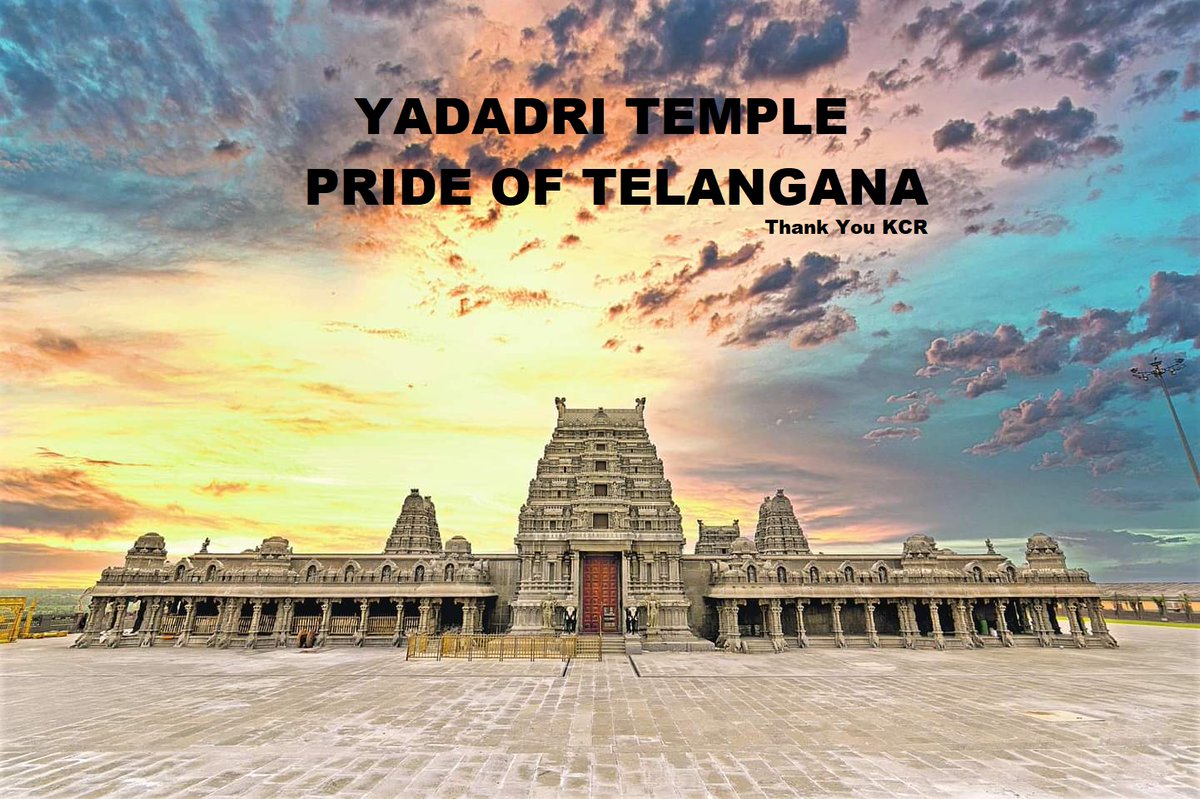 RameshHTI's tweet photo. 🕉️#YadadriTemple : Pride Of Telangana
#ThankYouKCR 🙏
Shri Lakshmi Narsimha Swamy Temple Renovation, a dream project of Hon’ble CM KCR garu, transformed into an Architectural &amp; World Class Spiritual Destination🙏
@TV9Telugu @TelanganaToday @ntdailyonline https://t.co/TFwJskqODm