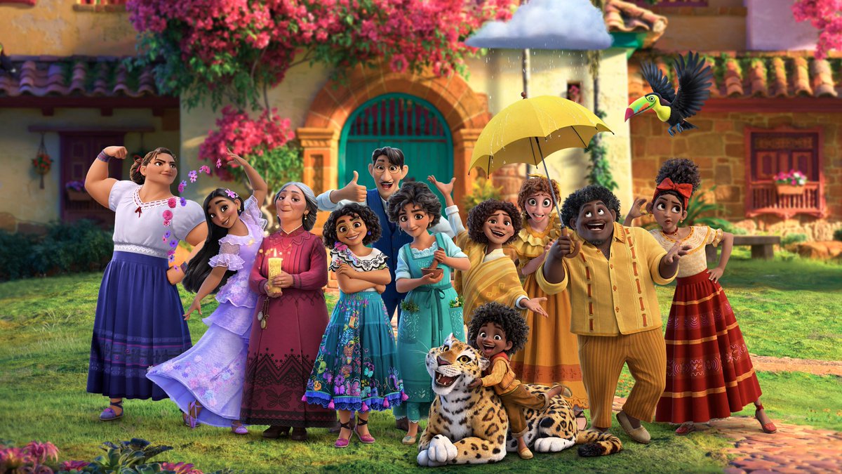 DisneyD23's tweet photo. ¡Gran día para la familia Madrigal! #Encanto has won Best Animated Feature at the #Oscars! https://t.co/3C36Pn3XIO