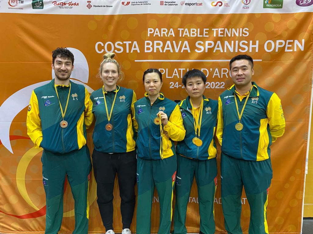 ICYMI | It was a golden and bronzed Spanish Para Open for our team in Platja dÁro.

Well done to everyone invovled👏

🥇🥇Lina Lei
🥇🥇Qian Yang
🥇🥉Ma Lin
🥉Nathan Pellissier
🥉Melissa Tapper

Read more 👉 bit.ly/SpanishParaOpe…

<a href="/theAIS/">Australian Institute of Sport</a> <a href="/CommGamesAUS/">Commonwealth Games Australia</a> <a href="/AUSParalympics/">AUS Paralympic Team</a>