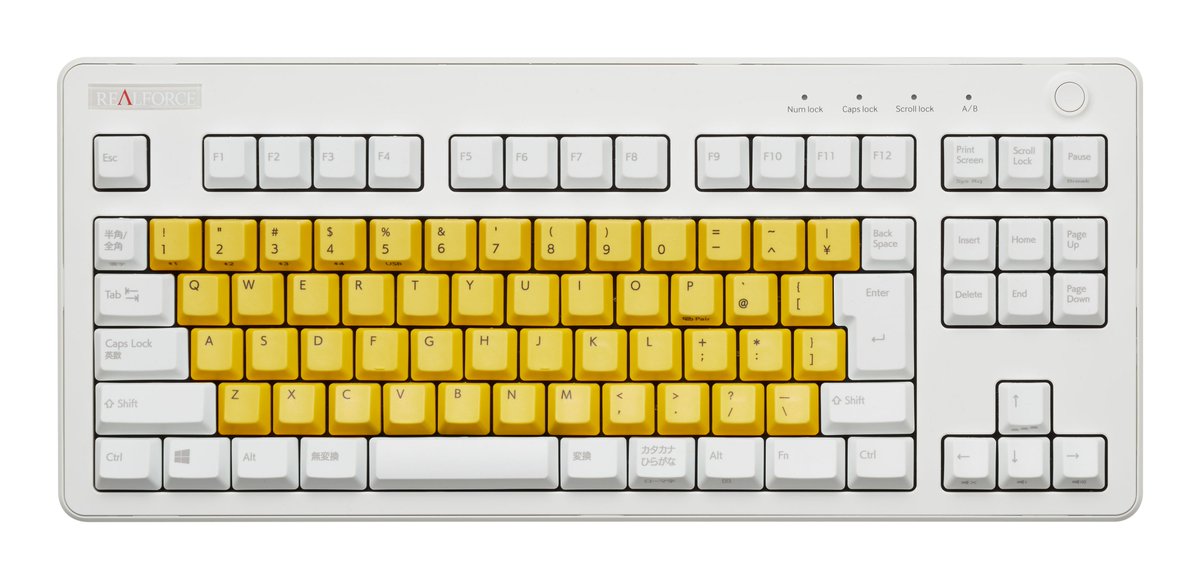 リアルフォース R3 R3UA11 交換用キーキャップ M0383J 日本語配列 東プレ #REALFORCE #R3キーボード 日本語配列専用の #R3カラーキー