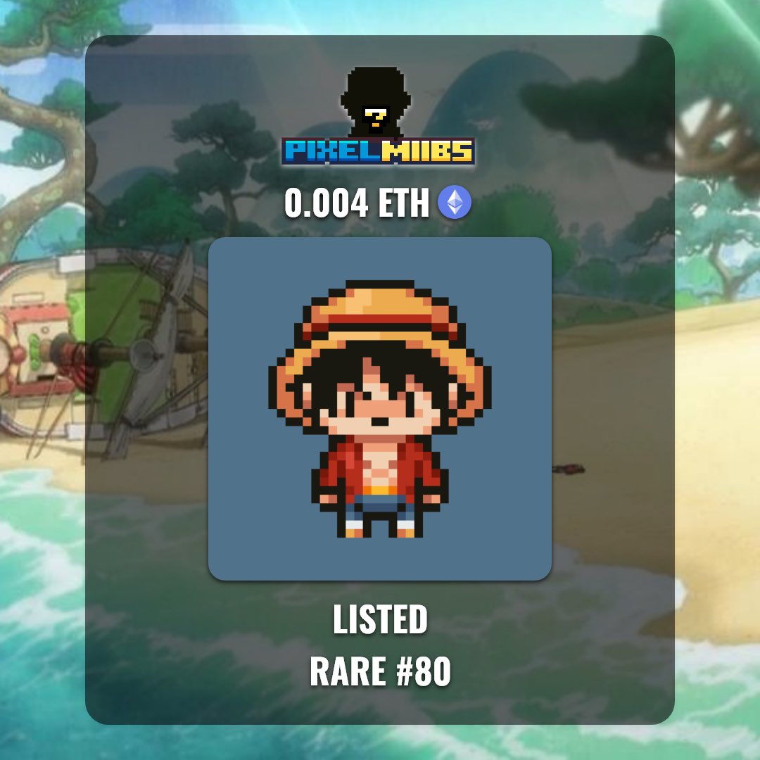 ⭐️ New Listed - PixelMiibs #80 

<a href="/opensea/">OpenSea</a> <a href="/nft/">NFT</a> #nft #pixelart #nftcollector #nftartists #nftcollection #nftgallery #nftmeme #nftdrop #nftart #nftartwork #nftmagazine