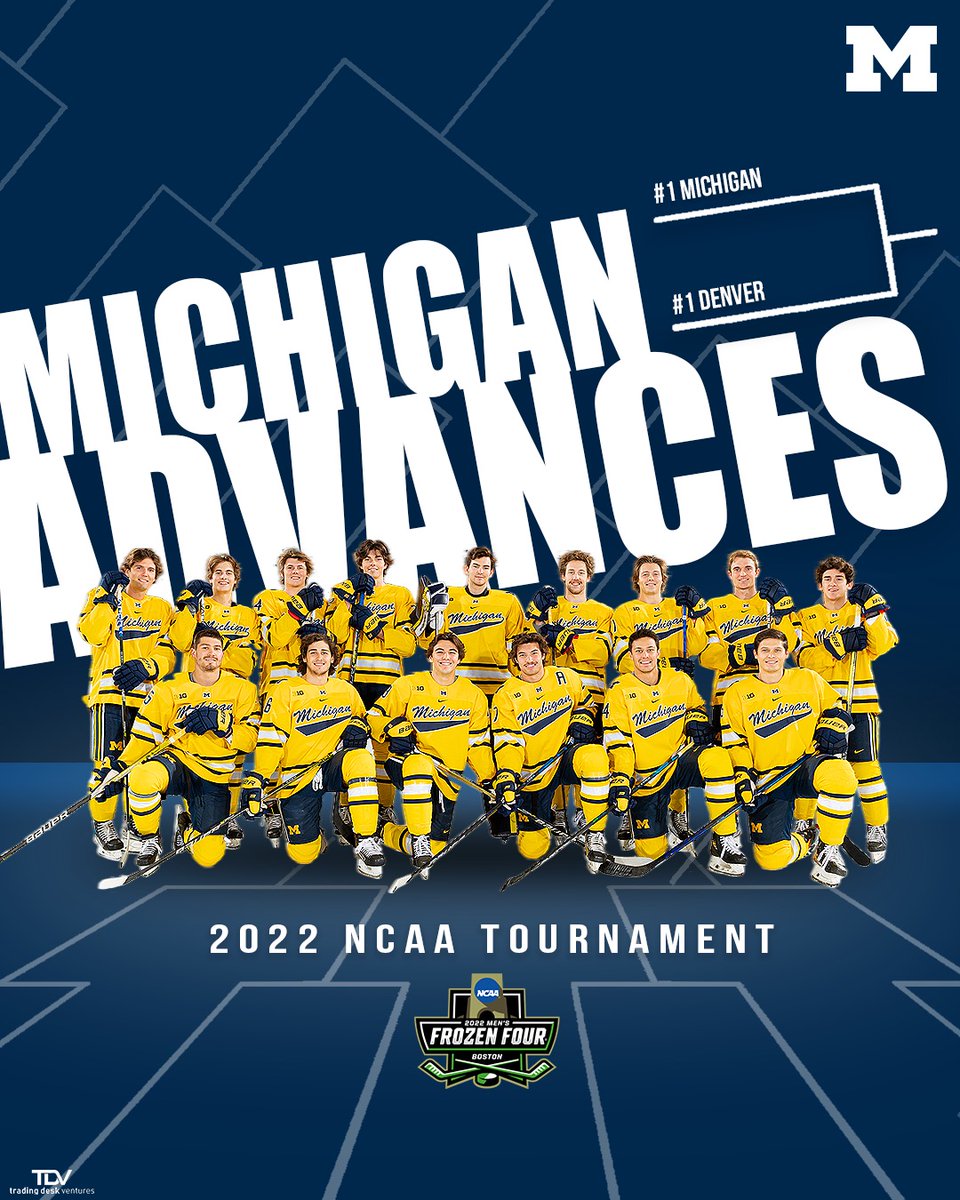 Michigan ADVANCES to the FROZEN FOUR!

#GoBlue〽️