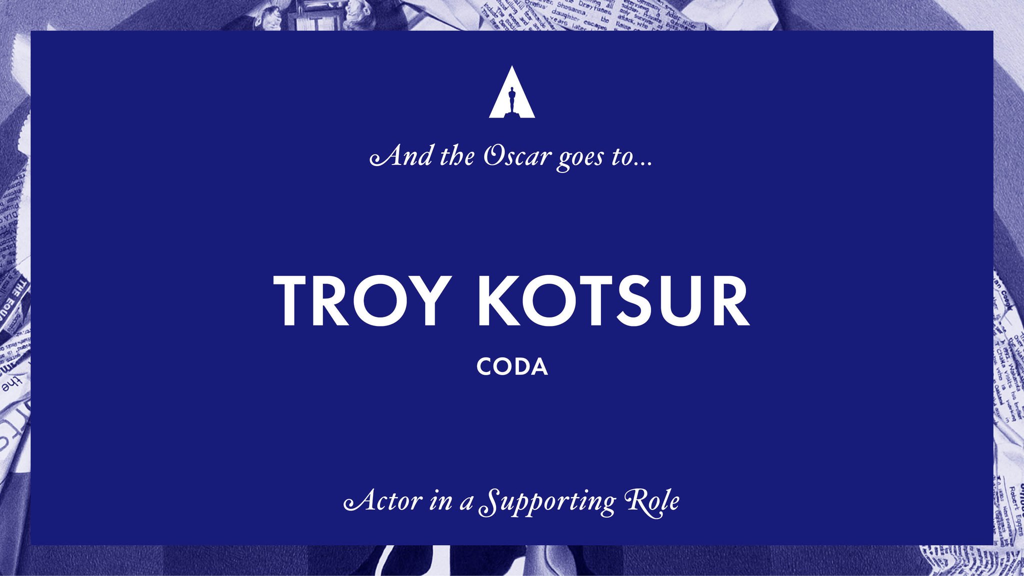 The Academy on Twitter: “The Oscar for Best Actor in a Supporting Role