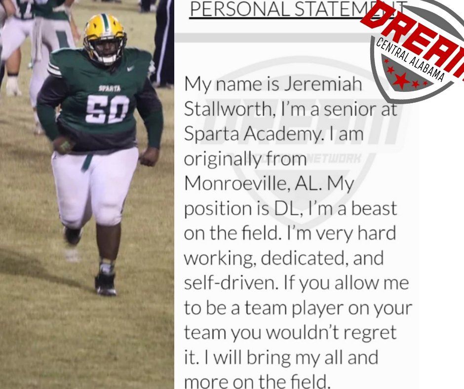 scoutingal's tweet photo. Coaches CO/22 Jeremiah Stallworth @2kJaymo  DL is definitely the beast you want on your team. This student-athlete has a 3.7 GPA so he definitely has the STUDENT part down and then the Athlete part his highlights definitely dont speak loud enough. https://t.co/Yz4viufpcl