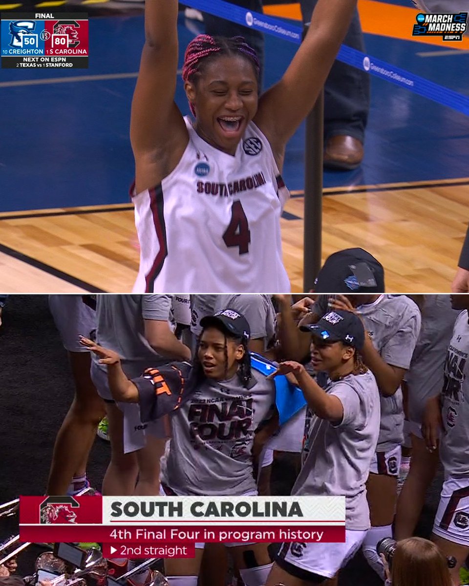 That Final Four feeling 😄 

<a href="/GamecockWBB/">South Carolina Women's Basketball</a>