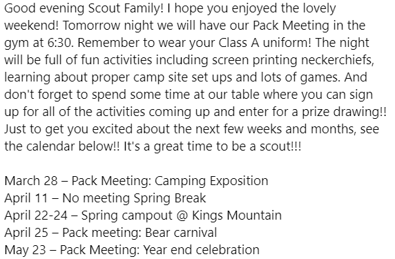 CubScoutPack109's tweet photo. https://t.co/39rincoJXe
