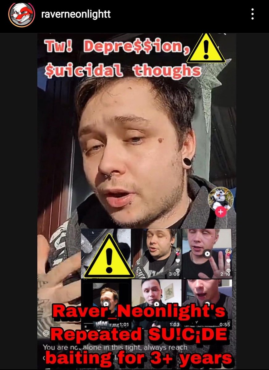 RaverNeonIight's tweet photo. Heavy subject head. 
But were back on the "talk about how sad i am, maybe theyll forgive me and pretend i didnt steal 11k+" 
Topped off with his typical spice of suibaiting to envoke the most emotional reaction from watchers, like a manipulator would.

https://t.co/tefx42eZBH https://t.co/2UGE2unlrU