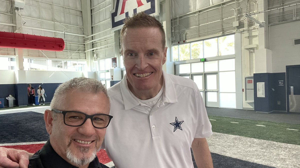 Great day meeting John Fassel. Coach Fassel is amazing energy off the charts