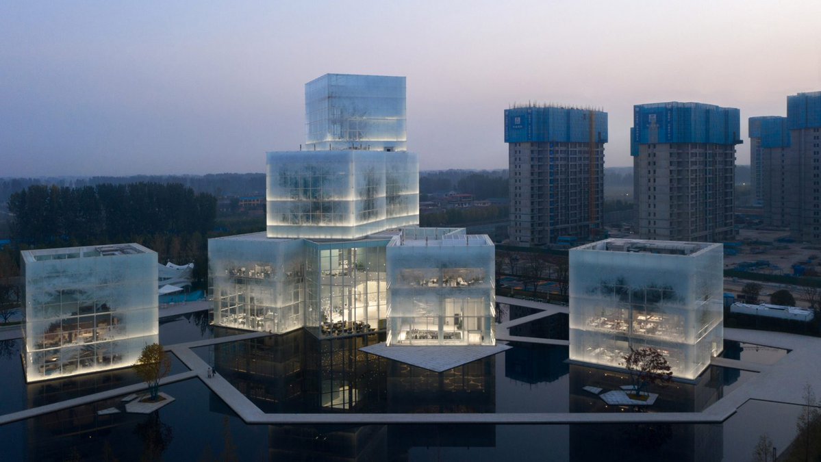 ►ADP Sharing

Xinxiang Cultural Tourism Centre in China resembles a stack of ice cubes.

Source: Dezeen

-
💬Read more on ADP website:  bit.ly/3tAQj02

#Architecture #Interiors #Design #Glass #CulturalBuildings