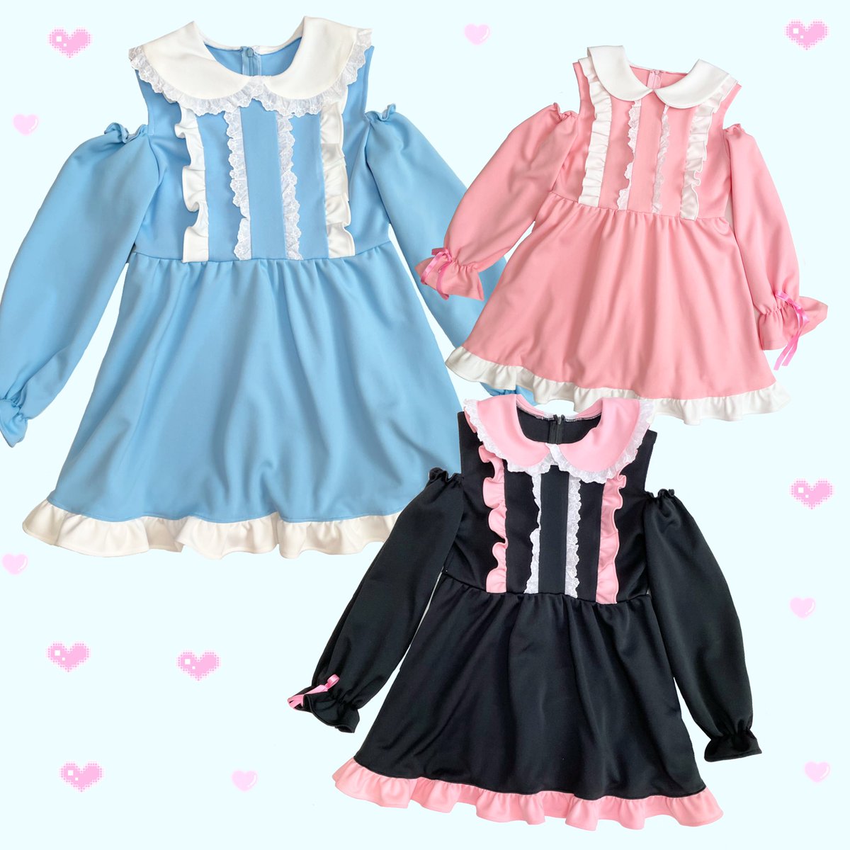 hii__333's tweet photo. ご予約開始してます♡
可愛いお洋服着て春服楽しもう🤍
#ゆめかわいい #ハンドメイド　#ゆめかわ https://t.co/HzcLWz3L3m